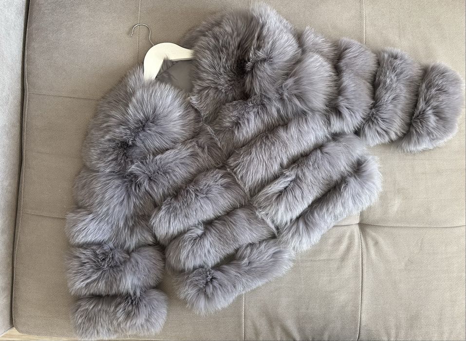 Палто 4 в 1 естествен косъм