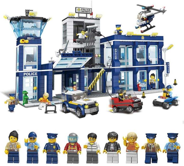 Конструктор City police бягство от затвора 1145 части