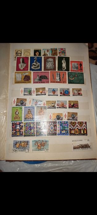 Colecție de timbre vechi