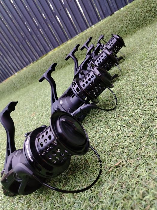 Set 4 Lansete Legna 3.9m 3.75 Lbs 3 seg+ 4 EastShark Ei 10000 9+1 rulm