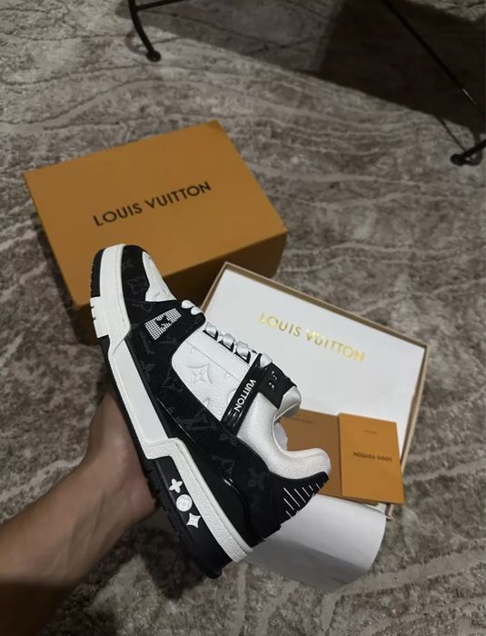 Adidasi Louis Vuitton LV Trainer Black&White