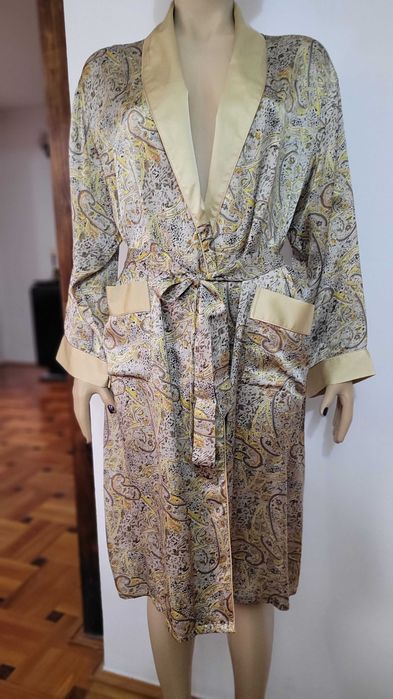 Halat de lux unisex 100% matase naturala