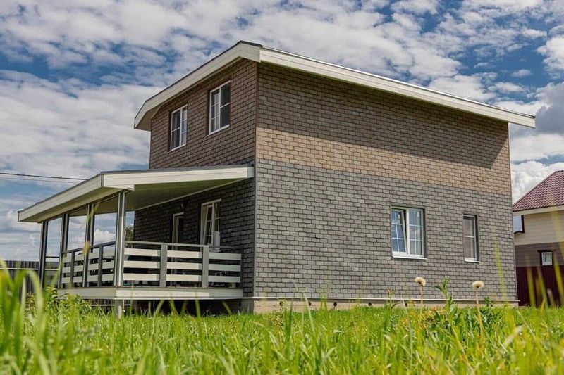 Фасад под камень. Утеплитель, водосток, профиля, доборные элементы