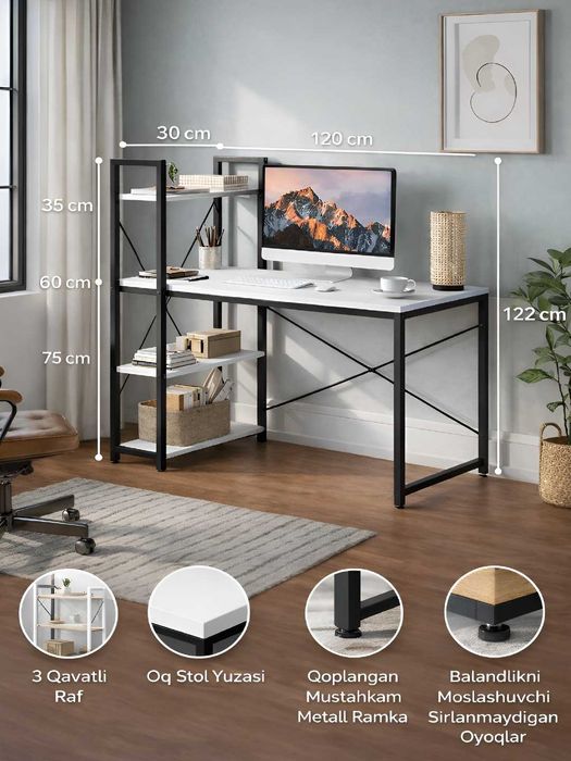 3 қаватли замонавий парта