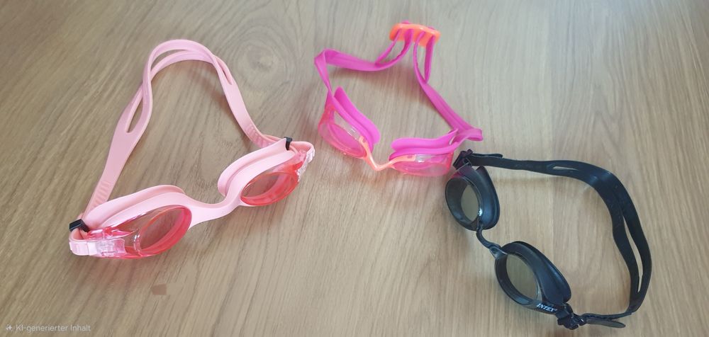 3 ochelari inot Decathlon