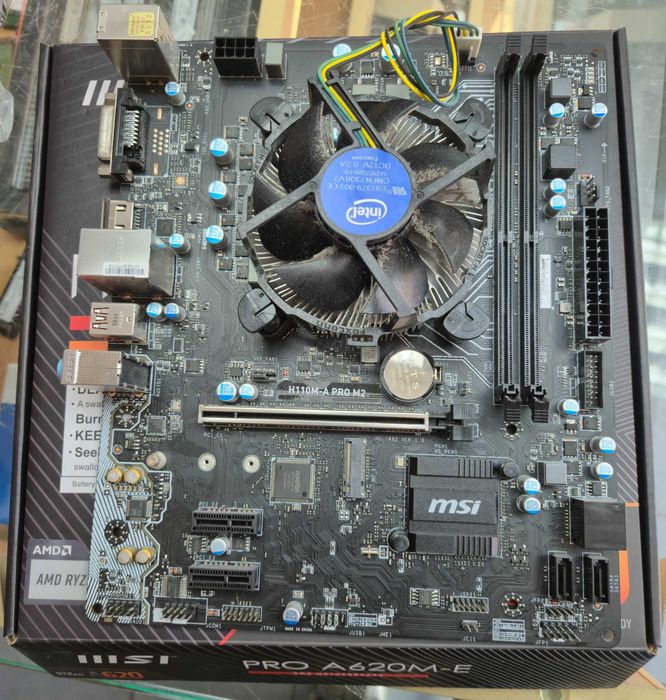 Дънна платка H110M-A PRO M2 и процесор i5 7400