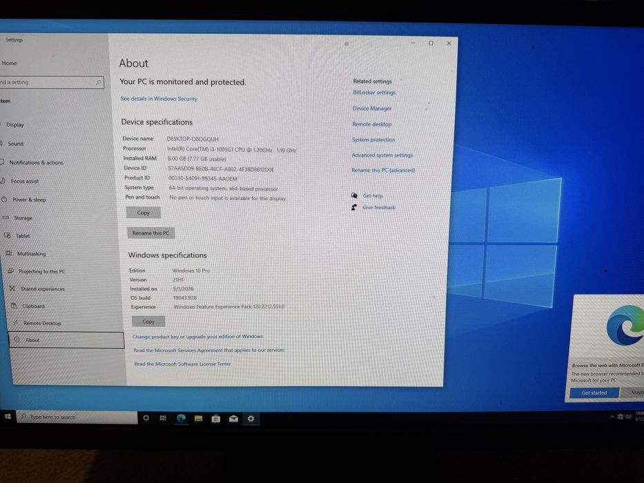 Vand Lenovo AIO All IN ONE i3 gen 10, PC, Calculator, laptop