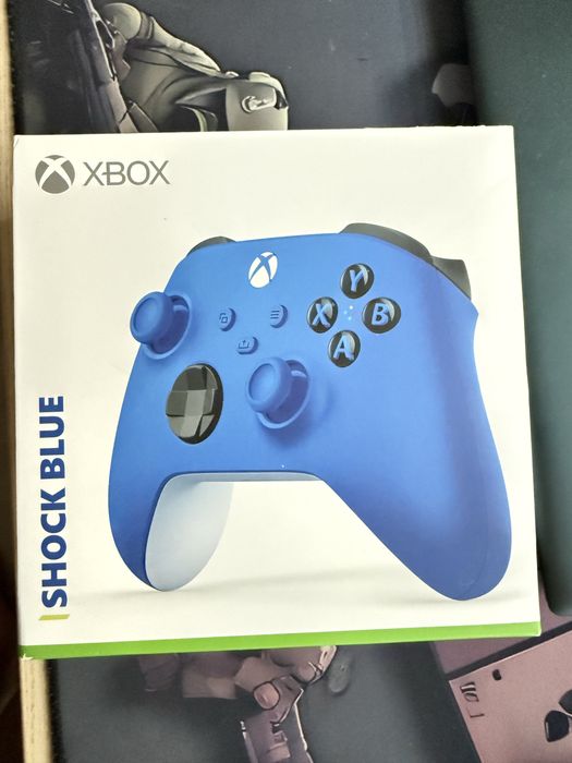 Controller XBOX Series S X One Shock Blue si Robot White