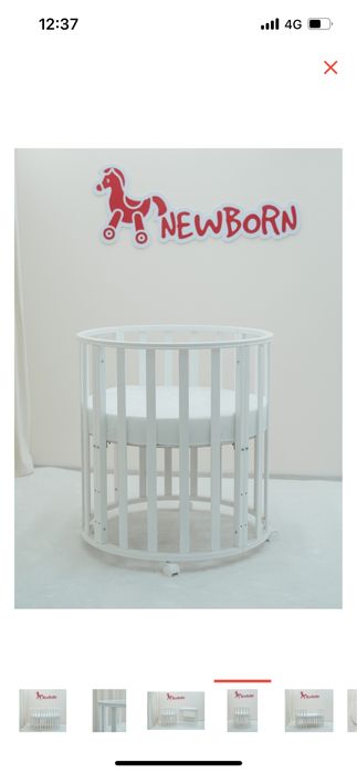 Кроватка трансформер. Матрасы НОВЫЕ