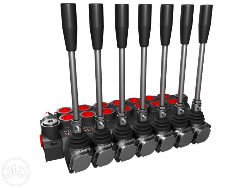 Distribuitor hidraulic monobloc 7 sectiuni 40 l/min 3/8"