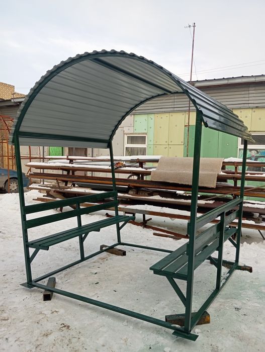 Беседка курилка урна