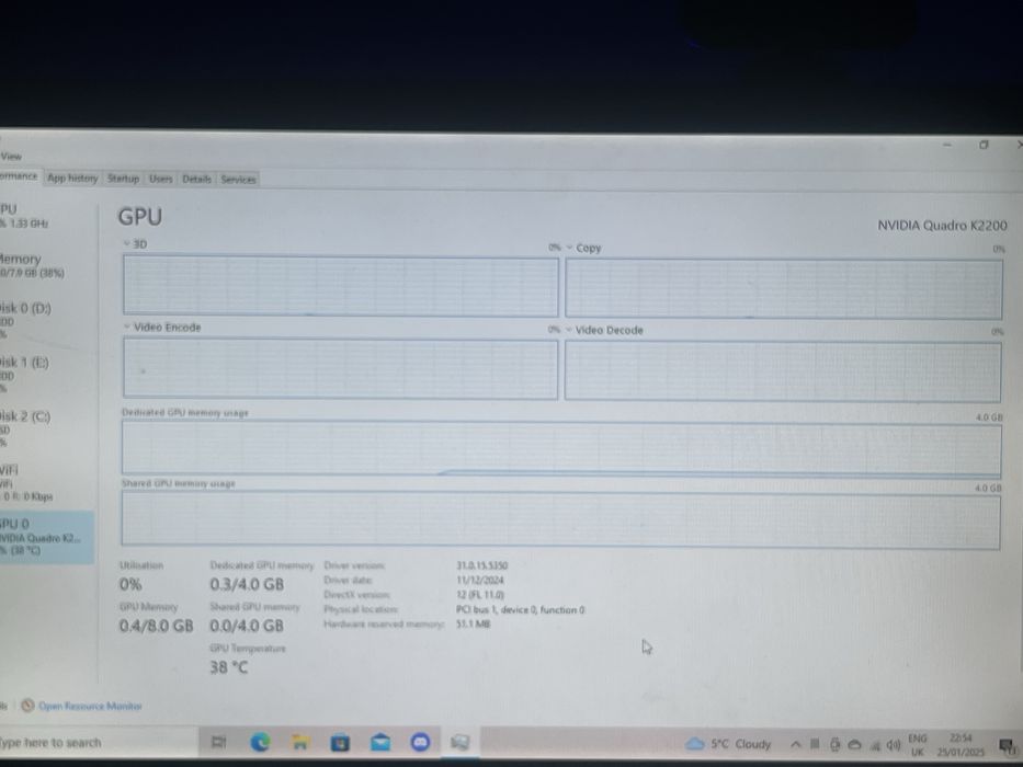 Pc gaming i5 8400 /quadro k2200 4gb