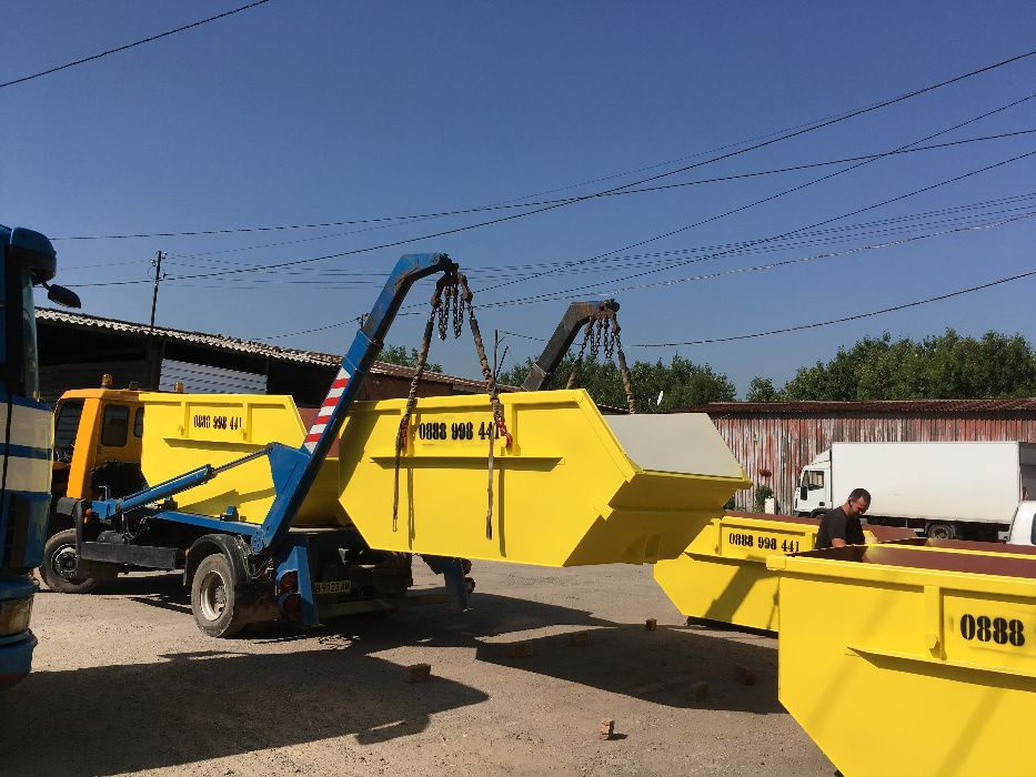 Контейнери за отпадъци 4 и 7 куб, и Бобкат под наем!!!