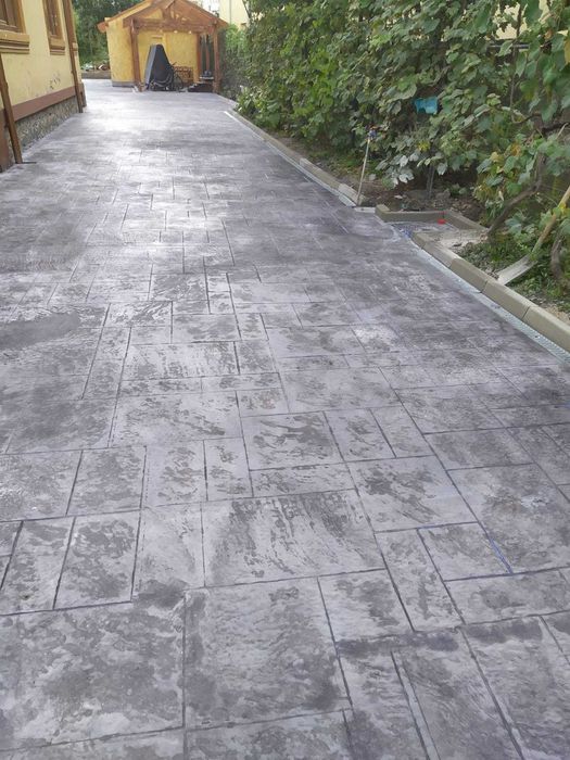 # beton amprentat si elicopterizat# pavaj din beton amprentat