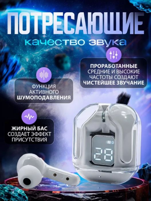 Беспроводные наушники.