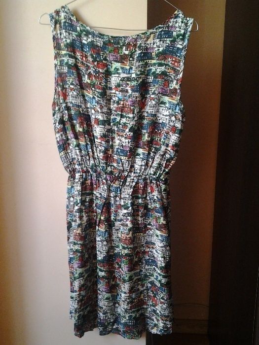 rochie dama culoare alb-negru