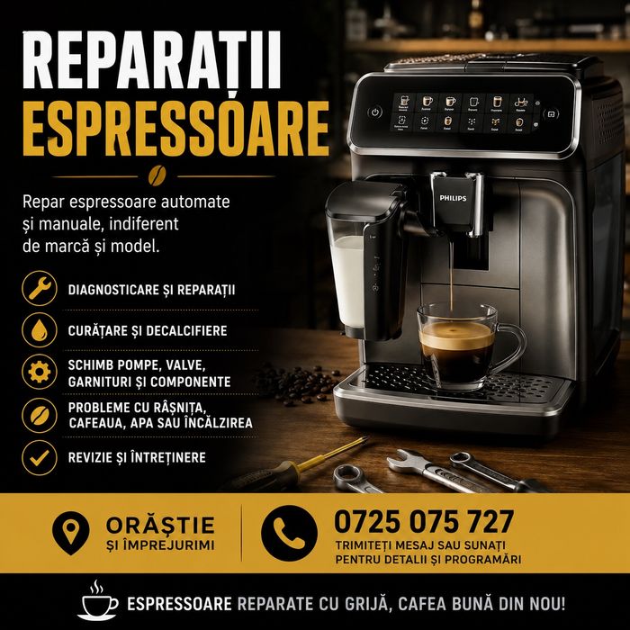 Reparații Espressoare Automate  Rapid și Profesional