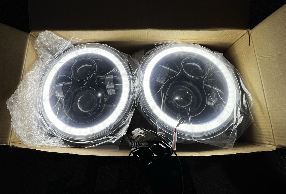 Faruri led auto rotunde 7 inch universale