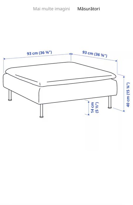 Vand canapea Ikea 4 locuri