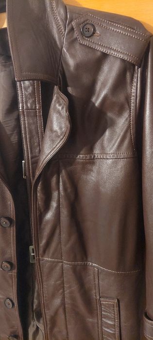 Manta piele armata palton ofiter RAR NOU