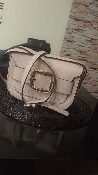 Бежова чанта Chiara Canotti