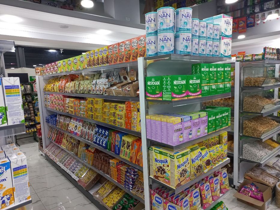 Прилавки магазинов