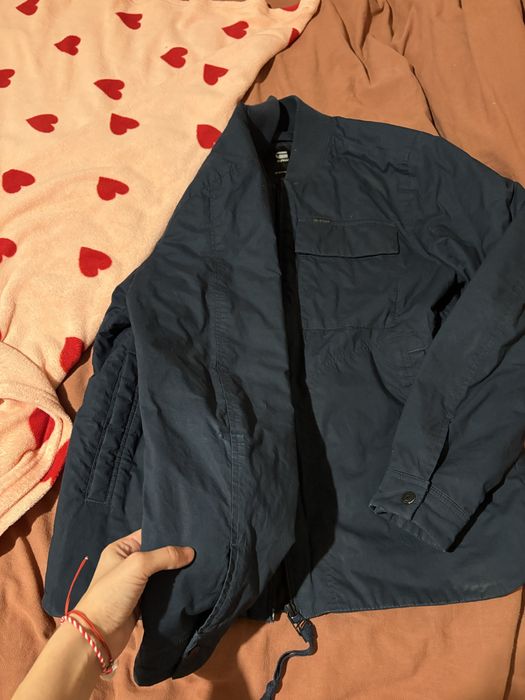 G-star navy blue синьо яке преходно