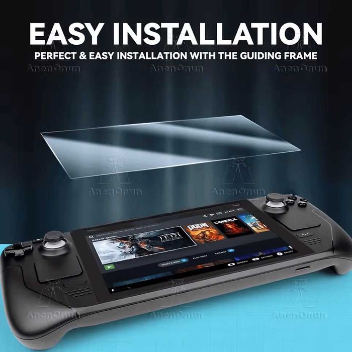 Два Steam Deck Tempered Glass Screen Protectors