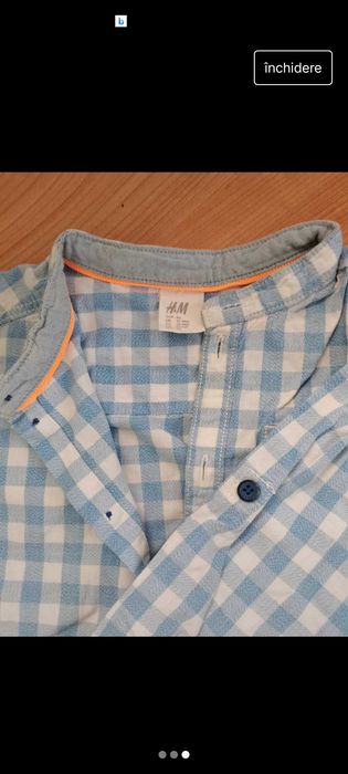 Cămașă 12-18 luni albastru H&M