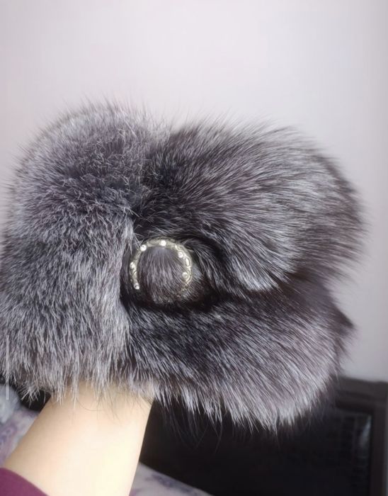 Шапка из чернобурки