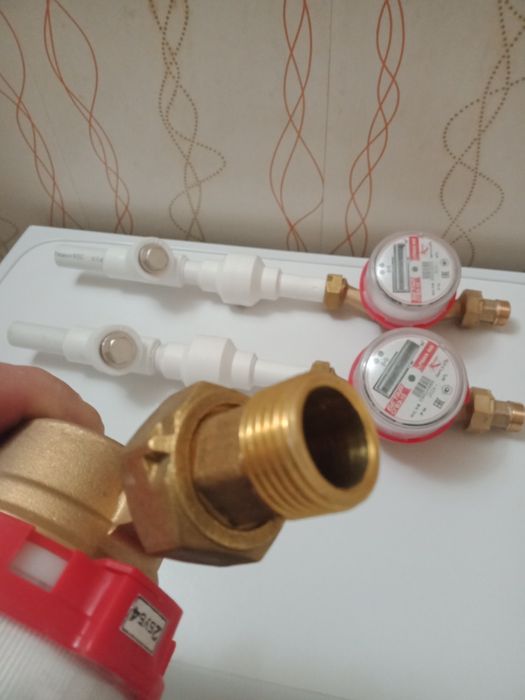 Счётчик воды новый