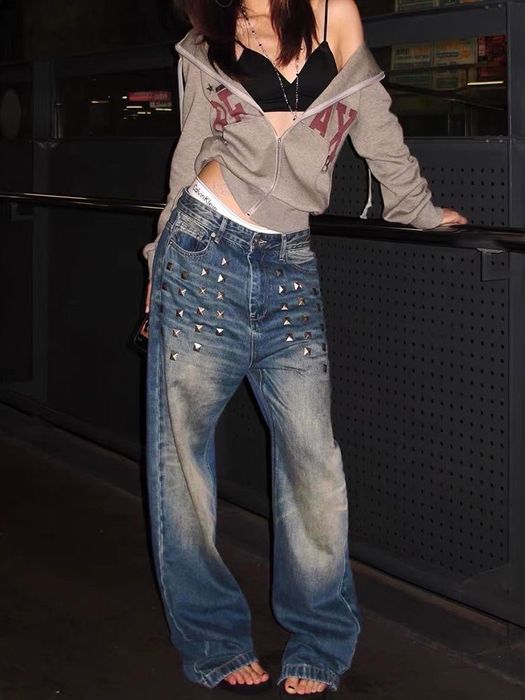 Широкие джинсы новые