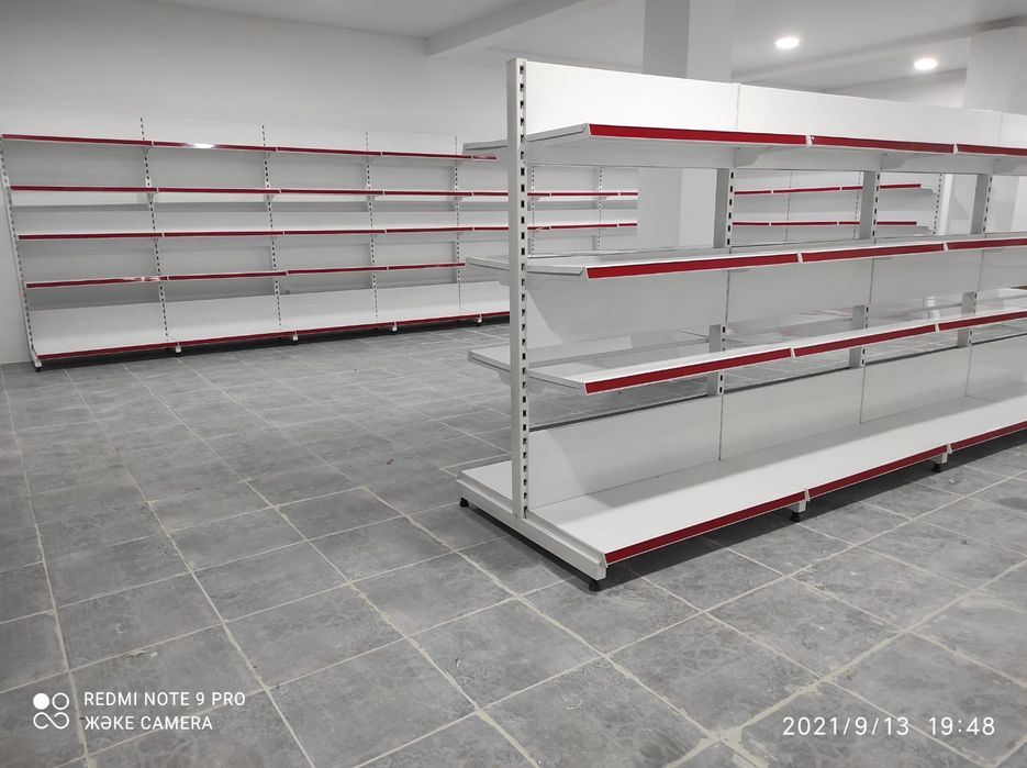 Пристенные и островные стеллажи овощные и хлебные стеллажи кассовые бо