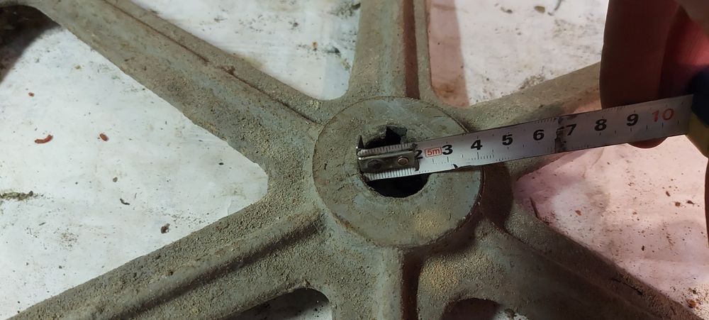 Ремъчно колело, Чугунено