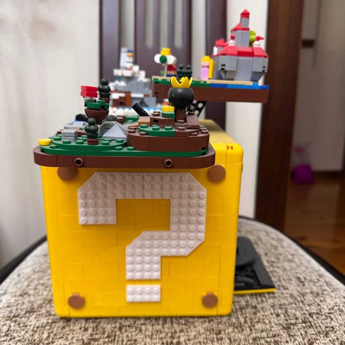 LEGO Super Mario 64 Блок «Вопросительный знак» (71395) — Собранный