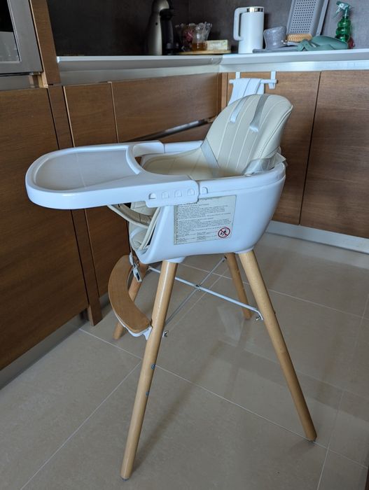 Стол за хранене Kikkaboo Woody Beige