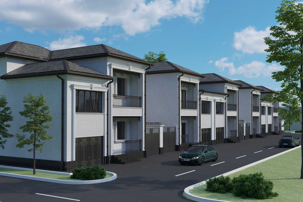 2 qavatli 300 m2 turar joylar sotiladi