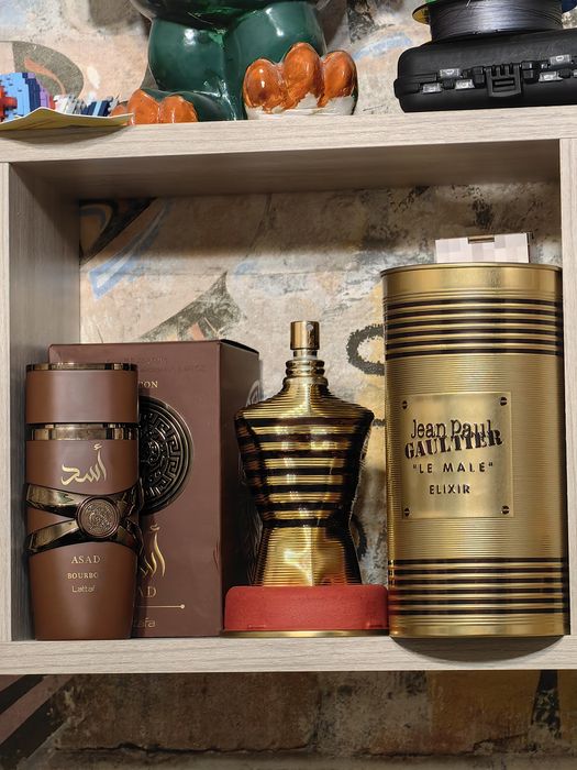 Jean paul elixir и Lattafa asad bourbon