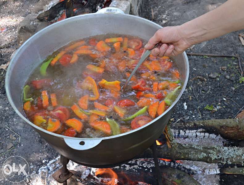 Казан туристически алуминиев, 2л - 20л
