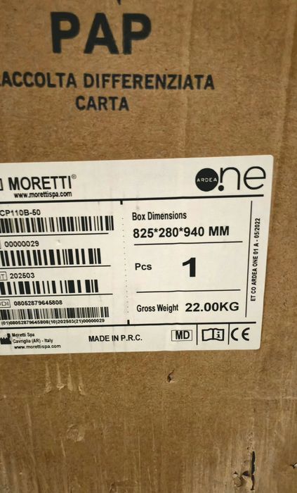 Scaun cu rotile seria NEXT, Moretti CP 110-50cm-150kg
