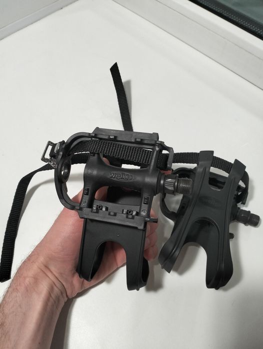 Педали с туклипсами