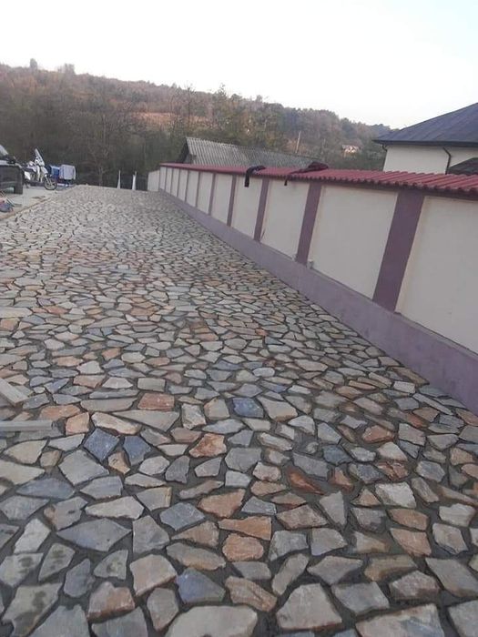 Piatra naturala de munte de Grecia 100%. Lucrez în toată Țara