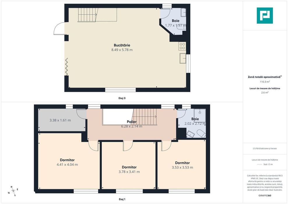 Cabană deosebită cu 4 camere în Căsoaia