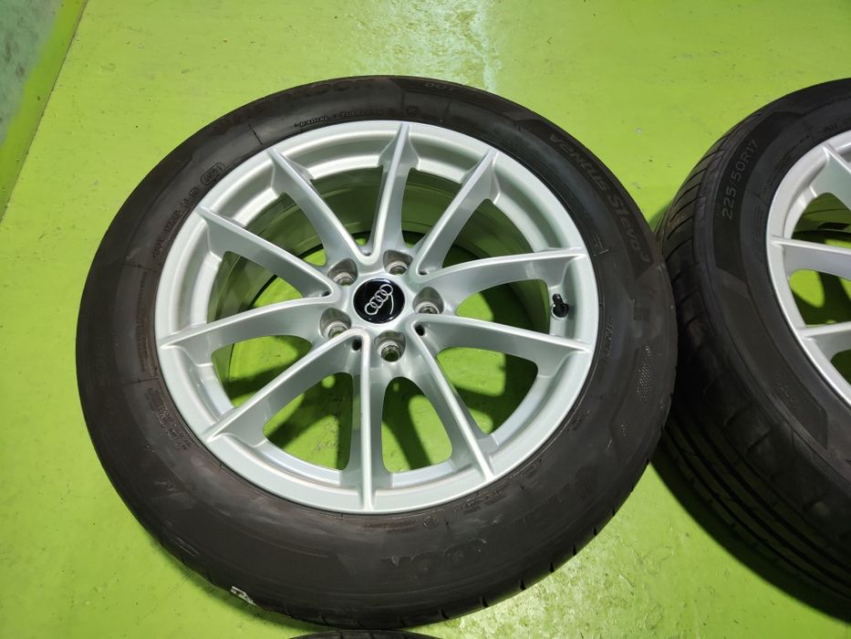 17 5x112 Audi A4 A5 A6 лети джанти 5х112 Ауди а4 а5 а6 225/50/17 летни гуми Hankook