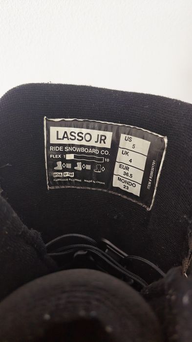 Boots snowboard copii RIDE LASSO Jr BOA 36-38