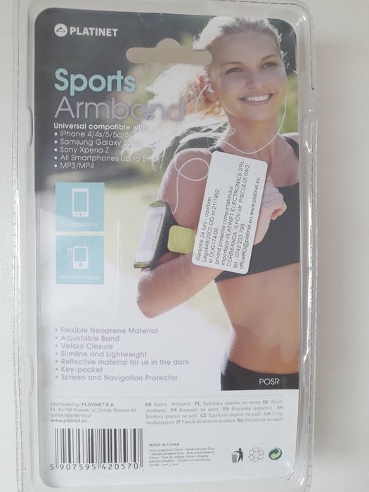 Husa sport pentru telefon pana în 5 "sau mp 3,de prins pe brat,alergat
