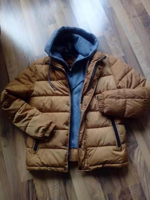 Топло зимно Яке с памучна качулка, размер S-М