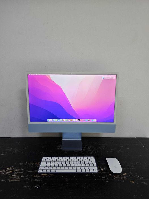 Apple iMac (24 インチ, M1, 2021,512GB) Refurbished Apple iMac 24-inch M1 (4-ports, 2021) Blue – Hoxton Macs