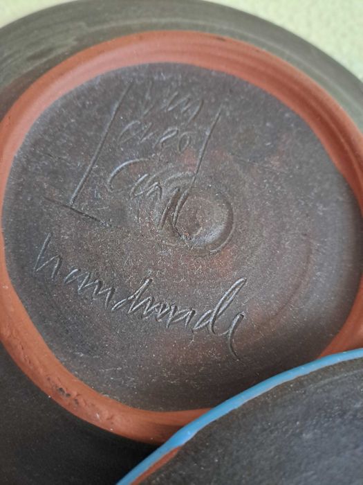 farfurie ceramica decor hand made semnata