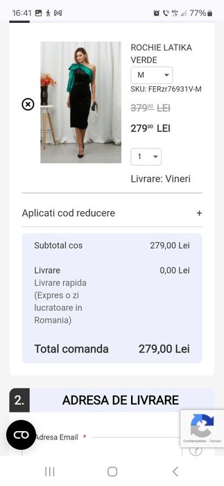 Vand rochie noua